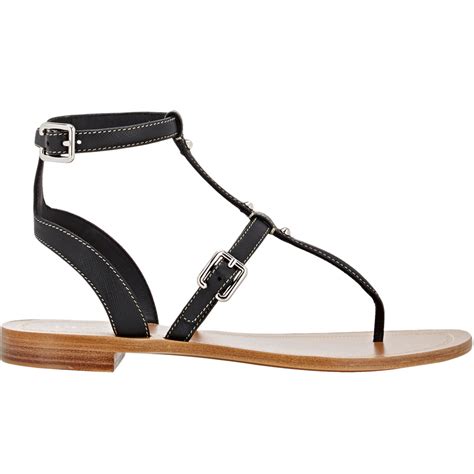 prada flat sandals|Prada double buckle suede sandals.